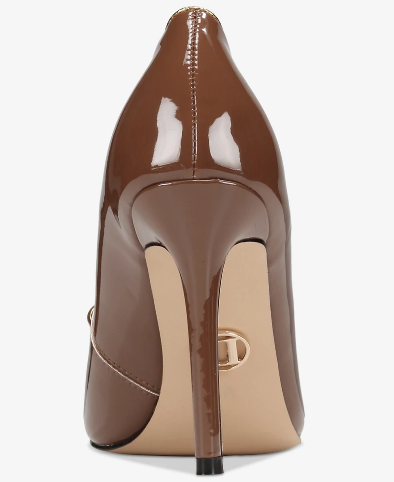 Things Ii Come Women's Soho Luxurious Crystal Double Bow Pumps