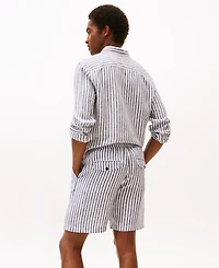 Tommy Hilfiger Men's Stripe Linen Shorts