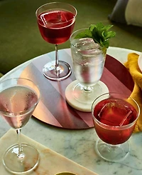 Nude Glass Bar Giani Long Stem Cocktail Glass, Set of 2