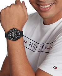 Tommy Hilfiger Men's Chronograph Silicone Strap Watch