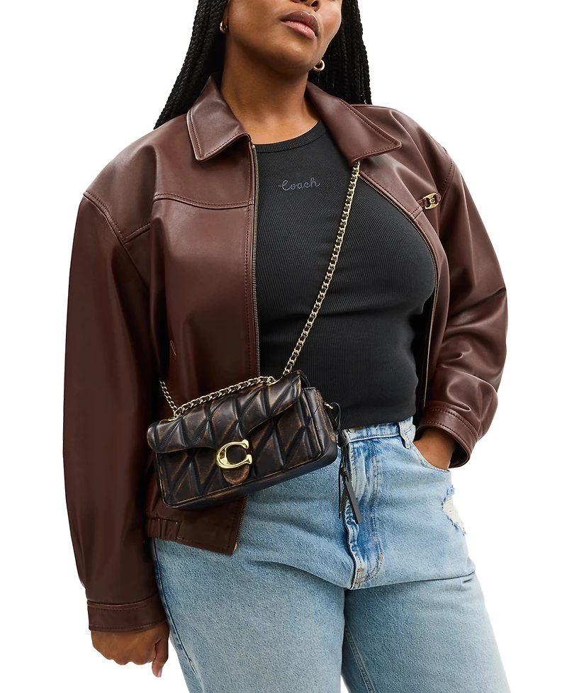 Coach Tabby Quilted Leather Mini Shoulder Bag 20