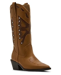 Madden Girl Women's Saloonn Novelty Cowboy Boots