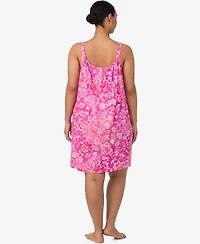 Lauren Ralph Plus Double Strap Short Nightgown