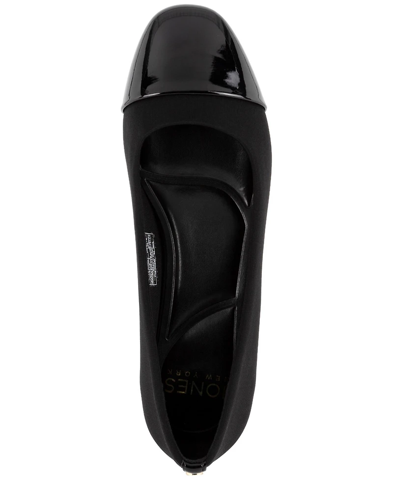 Jones New York Women's Junelle Cap Toe Wedge Flats