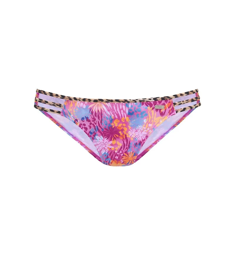 Lascana Women's Leopard Cheetah Floral Classic Bikini Swimsuit Bottom