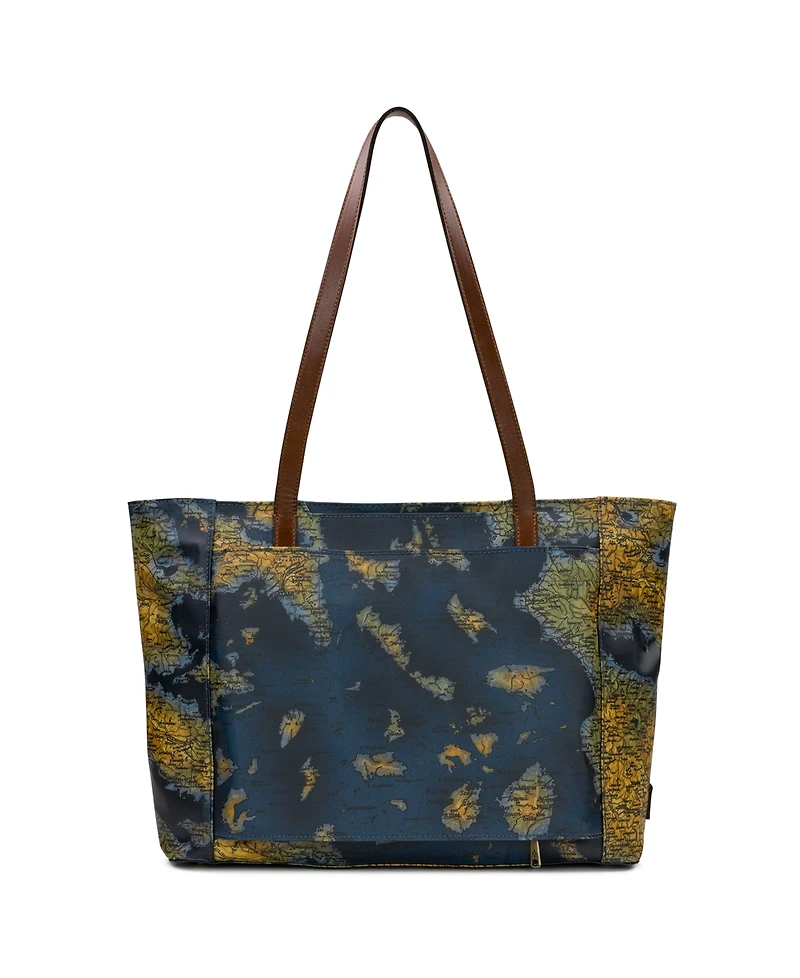 Patricia Nash Silvi Zipper Travel Tote Handbag