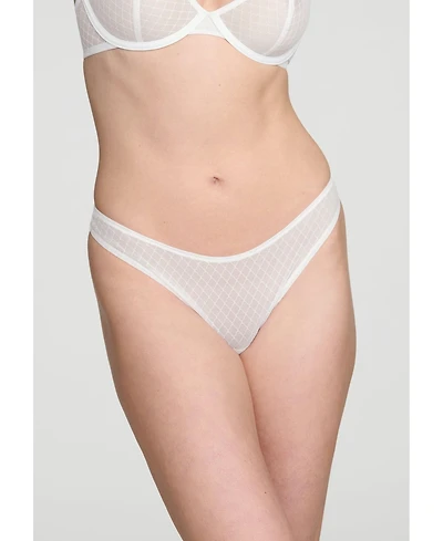 Cuup Women's The Thong- Trellis Lace