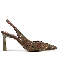 Circus Ny by Sam Edelman Women's Tallie Rhinestone Pointed-Toe Asymmetrical Pumps