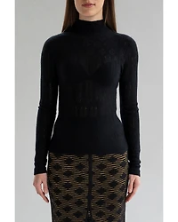 Sskein Women's 's Elise Pointelle Lace Sweater
