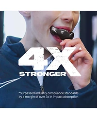 SafeJawz Ortho Protective Sports Mouth Guard for Braces with Case Boxing, Basketball, Lacrosse, Football, Mma, Hockey - Ice Pink