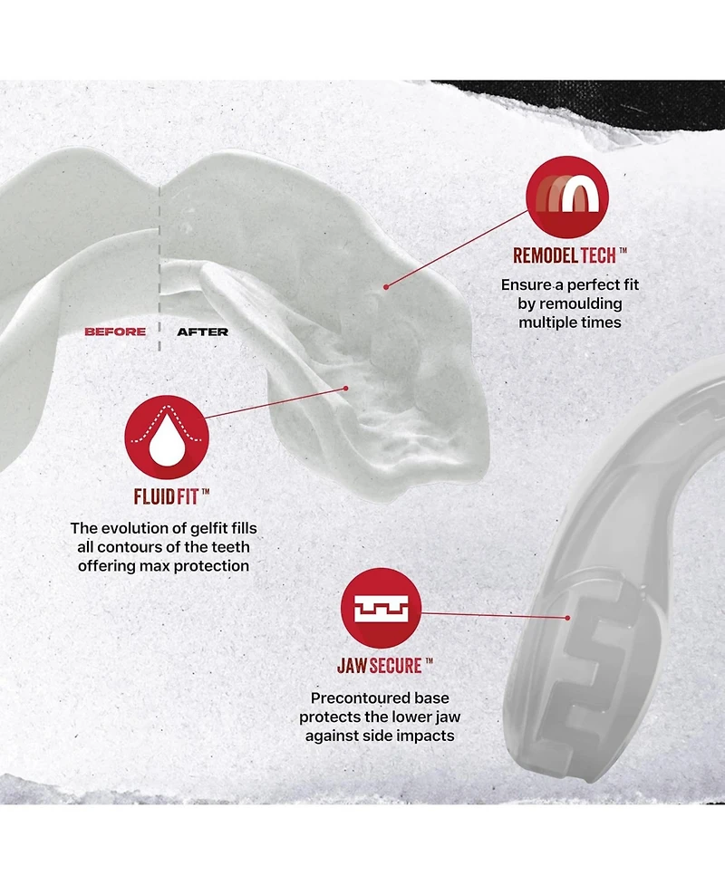 SafeJawz Intro Slim Fit Sports Mouth Guard with Case for Football, Basketball, Mma, Hockey, Lacrosse, Wrestling - Adult 12+ Years Yellow