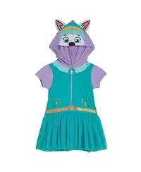 Paw Patrol Toddler Girls Hooded Cosplay T-Shirt Dress and Leggings Outfit Set