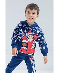 Elf on the shelf Toddler Boys The Fleece Pullover Hoodie and Pants Outfit Set Toddler|Child
