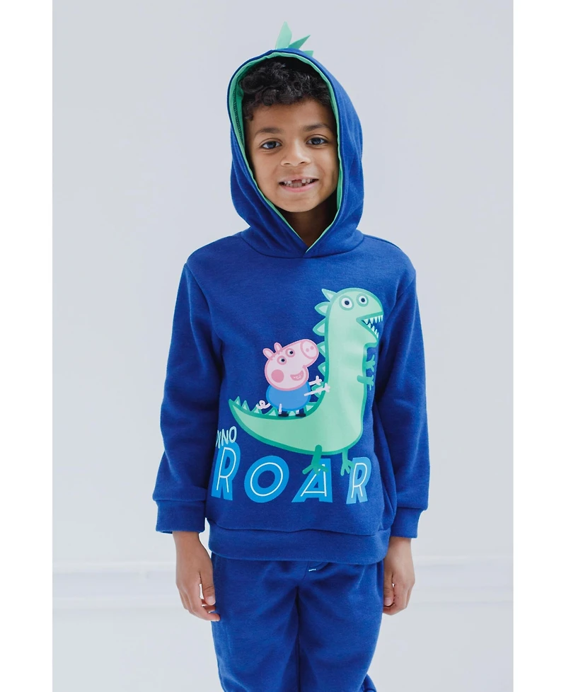 Peppa Pig George Pullover Hoodie & Jogger Pants Toddler |Child Boys