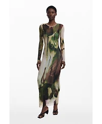 Desigual Women's Long tulle dress