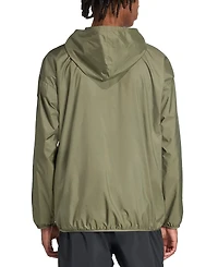 adidas Men's Essential Three-Stripes Woven Windbreaker