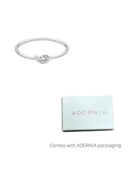 Adornia Fine .925 Sterling Silver Dainty Knot Ring
