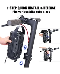 Urbanmax Electric Scooter Storage Bag, Waterproof 2L Handlebar Bag with Multicolor Drawstrings