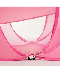 Cesicia Figural Unicorn Pop Up Portable Play Tent with Carry Case, 71" L x 35" w x 33" H, Pink