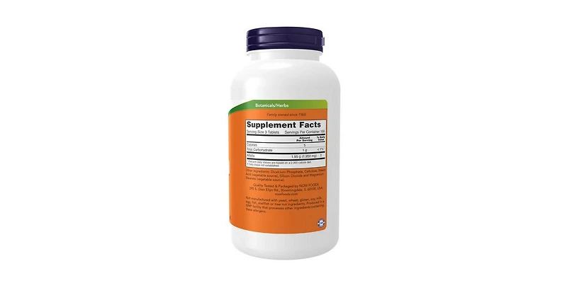 Now Foods Alfalfa, 650 Mg, 500 Tabs