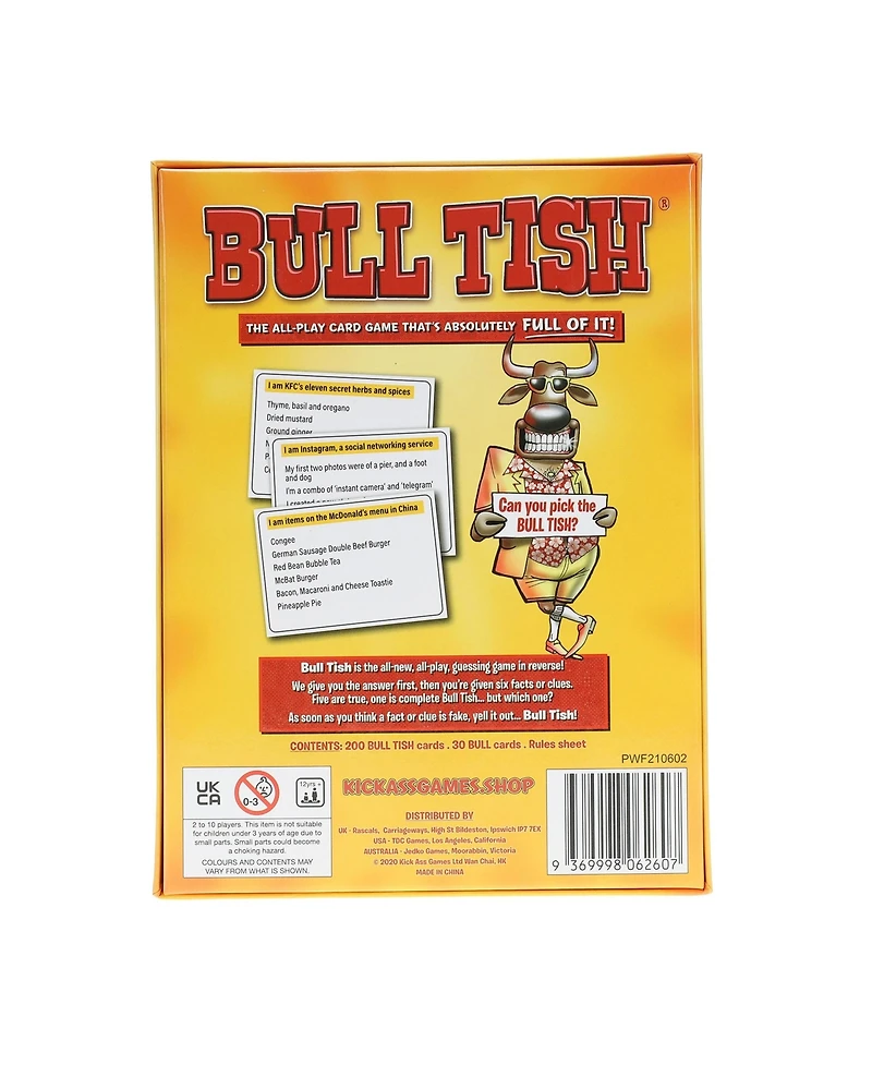 Tdc Games Bull Tish The All-Play Card Game That's Absolutely Full of It!