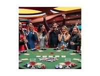 Akiudex 8-Player Foldable Poker Table Top with Carrying Bag