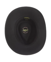 Scala Men's Felt Outback Overlay Hat