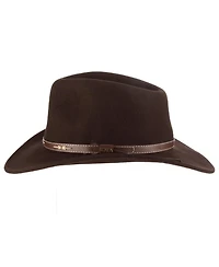 Scala Men's Felt Outback Hat