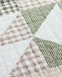 Charter Club Woodland Patchwork 2-Pc. Quilt Set, Twin, Macy's Exclusive