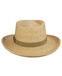 Scala Men's Raffia Gambler Hat