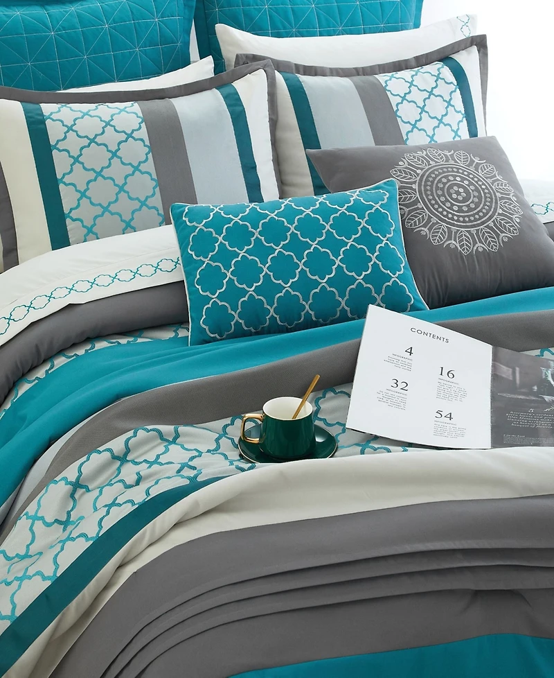 Stratford Park Avalon Geometric 16-Pc. Comforter Set, California King