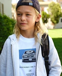 abercrombie kids Boys Essential Full Zip Hoodie