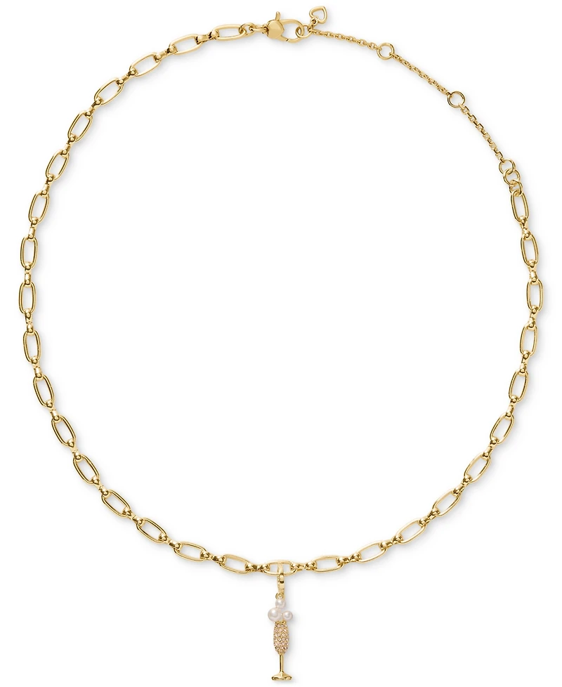 kate spade new york Gold-Tone One In A Million Champagne Charm