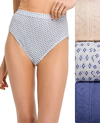 Jockey Elance Cotton French Cut Underwear 3-Pk 1541, Extended Sizes