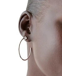 kate Spade new york Flower Medium Hoop Earrings, 1.63"