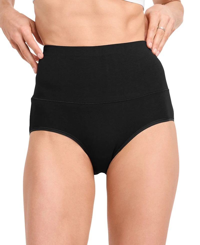 Jockey Women's 3-Pk. Skimmies 360° Tummy Smoothing Cotton Brief Underwear 4854