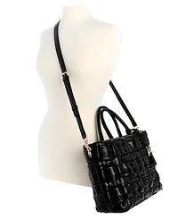 Guess Marion Quilted Large Satchel Bag