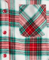 Holiday Lane Women's Merry Plaid Cotton Pajama Set, Macy's Exclusive