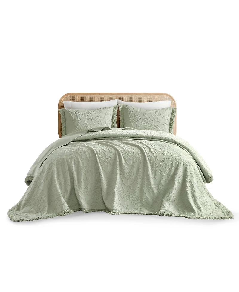 Madison Park Willow Lightweight Breathable 3-Pc. Bedspread Set