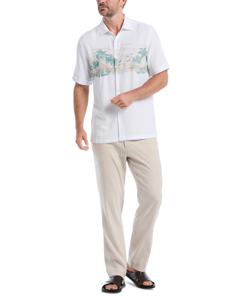 Cubavera Men's Tropical Landscape Shirt