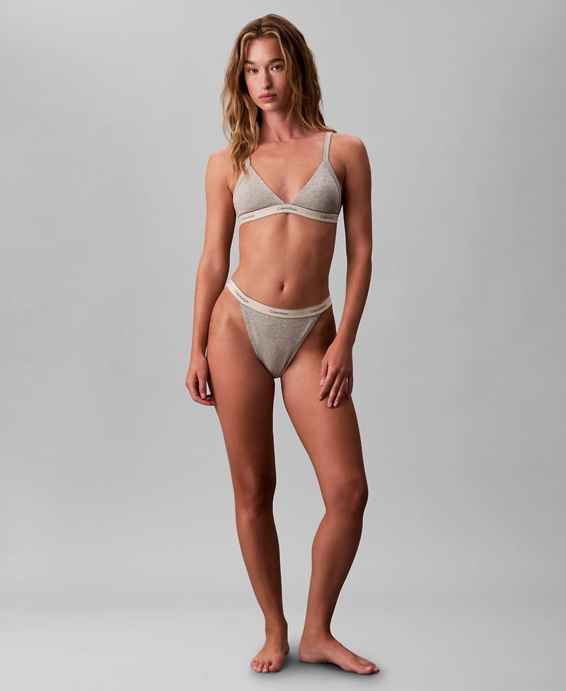 Calvin Klein Women's Heritage Cotton Unlined Triangle Bra QF8369