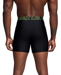 Under Armour Men's Performance Tech Mesh Solid 6" Boxer Briefs - 3-pack