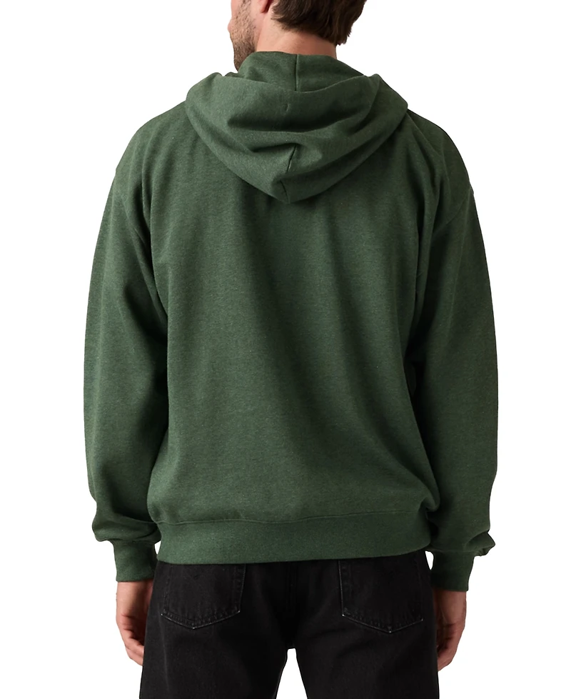 Levi's Men's Relaxed Fit Cropped Full-Zip Hoodie