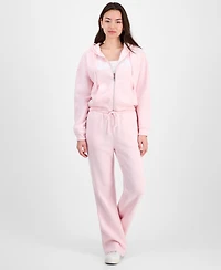 Planet Heart Juniors' Novelty Flare Fleece Sweatpants