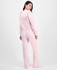 Planet Heart Juniors' Novelty Flare Fleece Sweatpants