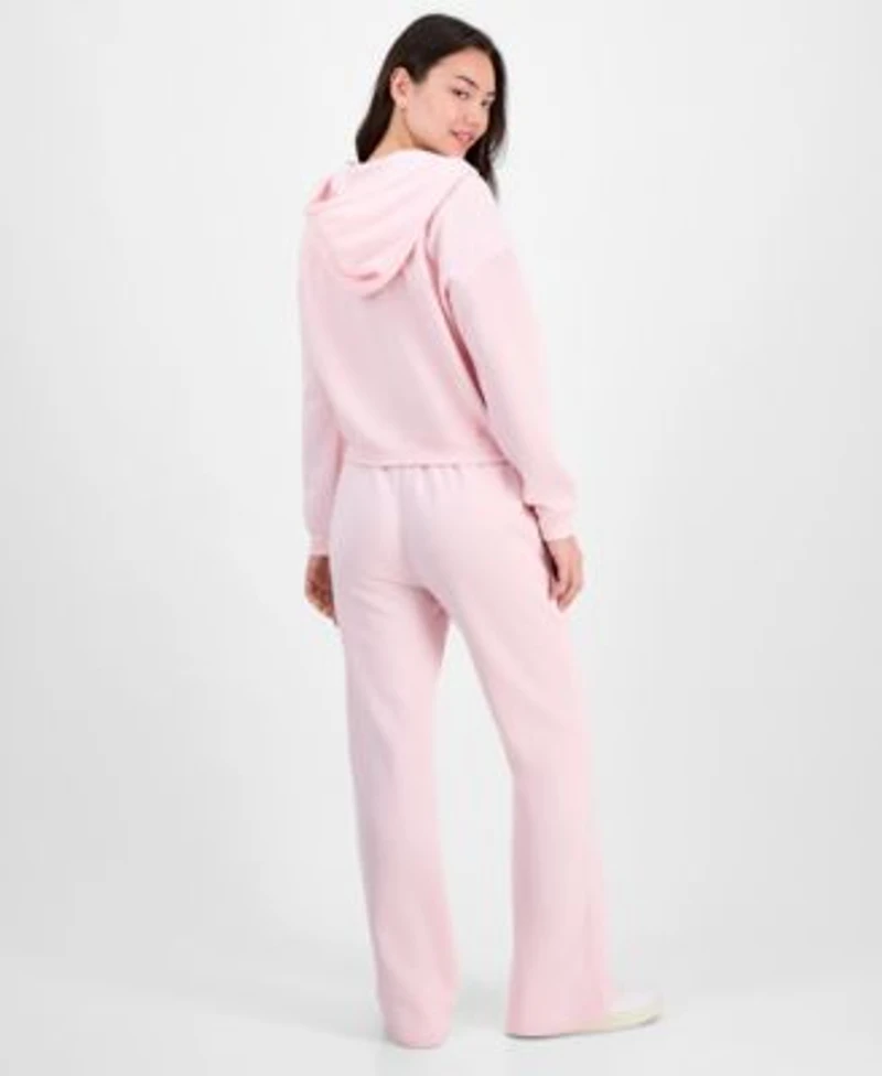 Planet Heart Juniors Novelty Fleece Hoodie Novelty Flare Fleece Sweatpants