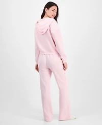 Planet Heart Juniors Novelty Fleece Hoodie Novelty Flare Fleece Sweatpants
