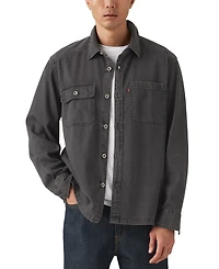 Levi's Men's Relaxed Fit Long Sleeve Button-Front Overshirt