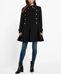 Guess Women's Double-Breasted Skirted Coat