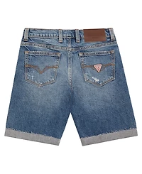 Guess Big Boys Distressed Denim Shorts